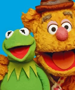 Fozzie And Kermit Paint By Numbers