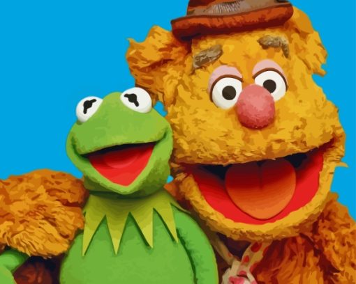 Fozzie And Kermit Paint By Numbers