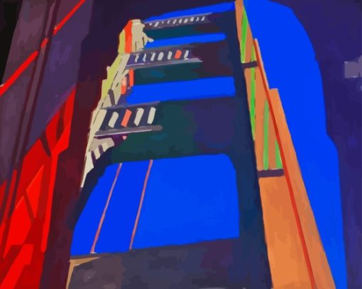 Golden Gate Sheeler Paint By Numbers