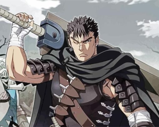 Guts Berserk Paint By Numbers