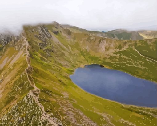 Helvellyn Mountain Paint By Numbers