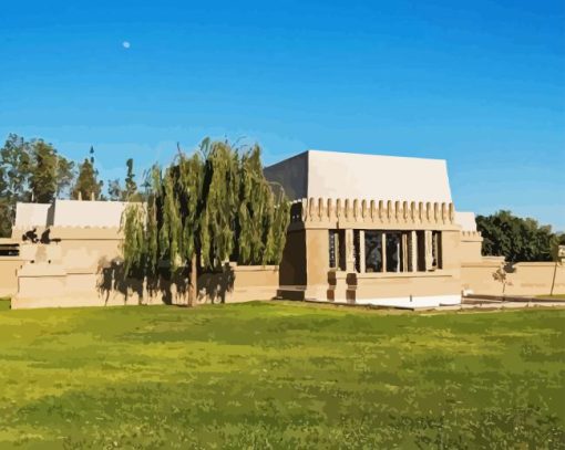 Hollyhock House Paint By Numbers