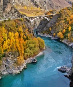 Kawarau Gorge River Paint By Numbers