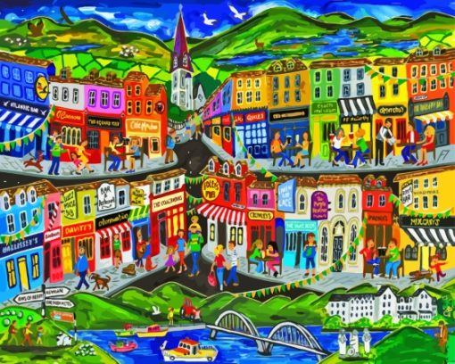 Kenmare Ireland Paint By Numbers