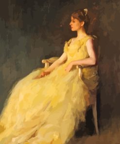 Lady In Dress Paint By Numbers