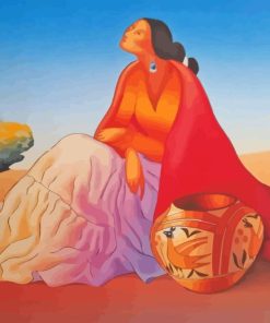 Navajo Woman Paint By Numbers