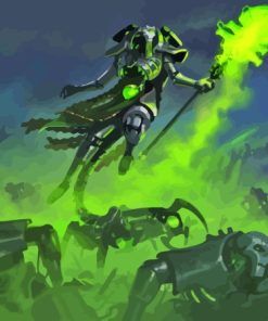 Necron Warhammer Paint By Numbers