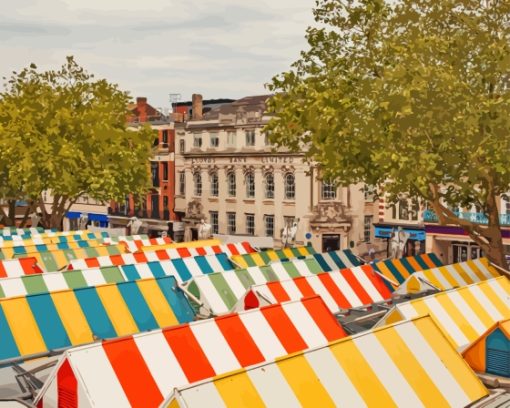 Norwich Market Paint By Numbers