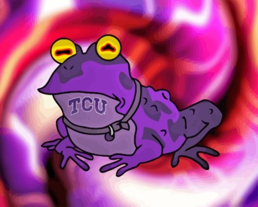 Purple Hypnotoad Paint By Numbers