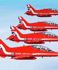 RAF Arrows Jets Paint By Numbers