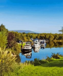 River Boats Leitrim Paint By Numbers