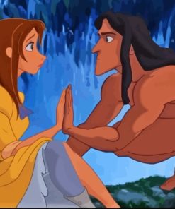 Tarzan And Jane Paint By Numbers