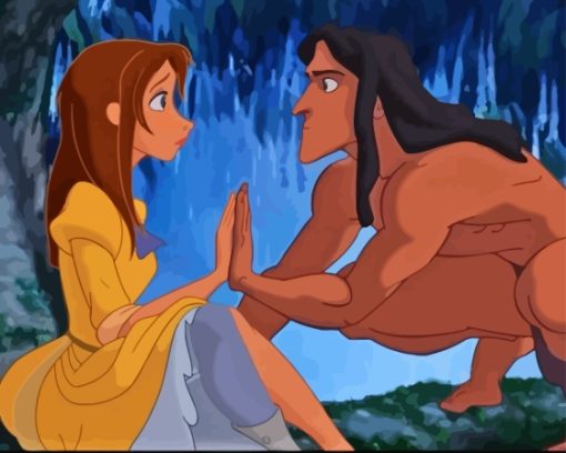 Tarzan And Jane Paint By Numbers