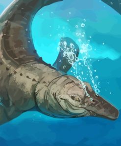 The Mosasaurus Art Paint By Numbers