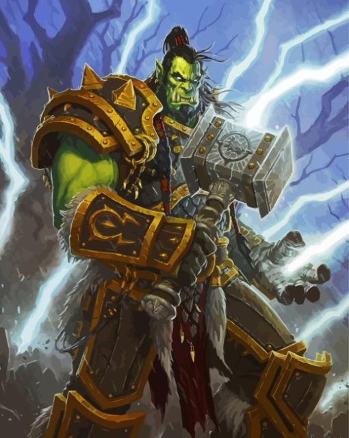 Thrall Video Game Paint By Numbers