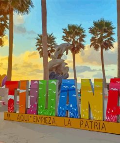 Tijuana City Paint By Numbers