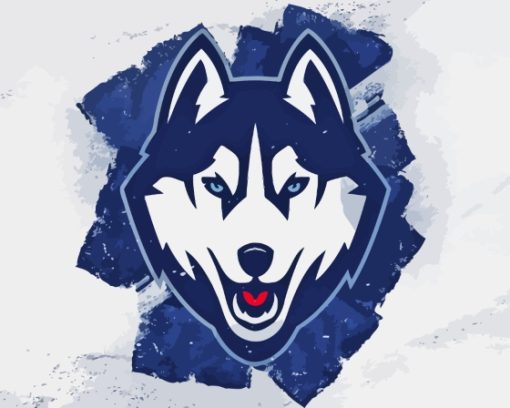 UConn Huskies Art Paint By Numbers