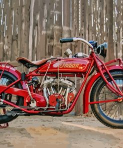 Indian Motorcycle Paint By Numbers