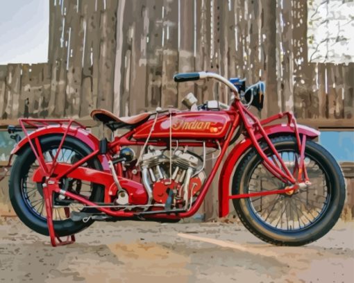 Indian Motorcycle Paint By Numbers