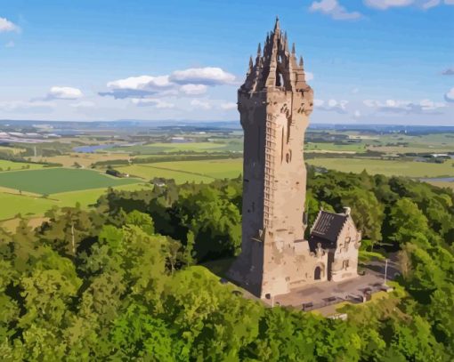 Wallace Monument Paint By Numbers