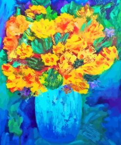 Flowers Vase Art Paint By Numbers