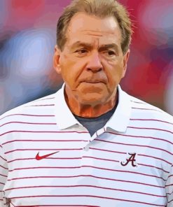 Coach Nick Saban Paint By Numbers