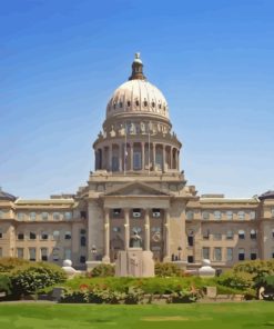 Idaho Capitol Paint By Numbers