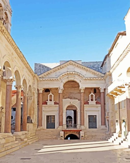 Diocletians Palace Paint By Numbers