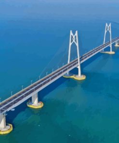 Zhuhai Macau Bridge Paint By Numbers