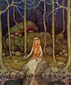 The Princess In The Forest Paint By Numbers