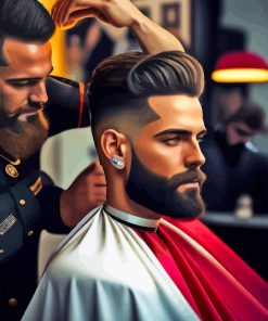 Men Hairdresser Paint By Numbers