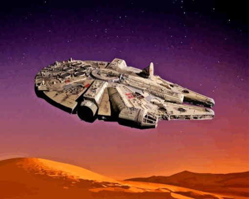 Millennium Falcon Paint By Numbers