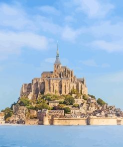 Mont Saint Michel Paint By Numbers