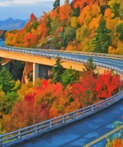 Blue Ridge Parkway Paint By Numbers