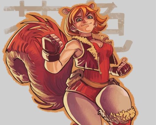 Squirrel Girl Paint By Numbers