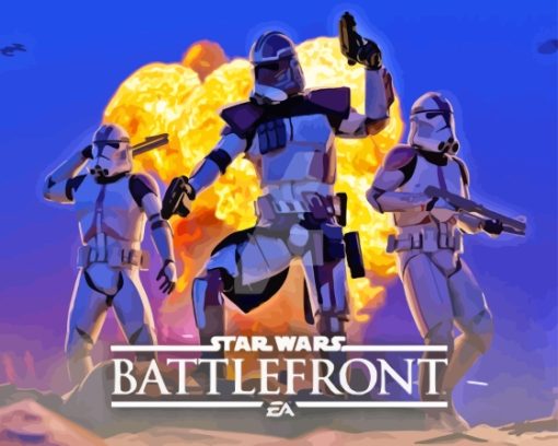 Star Wars Battlefront Paint By Numbers