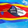 Swaziland Flag Paint By Numbers