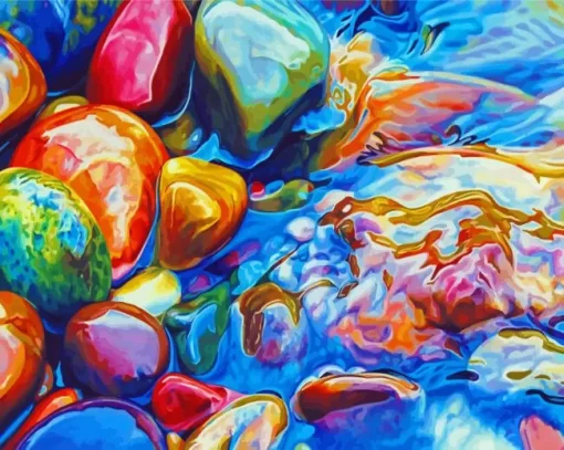 River Rocks Paint By Numbers