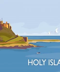 Holy Island Lindisfarne Paint By Numbers