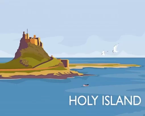 Holy Island Lindisfarne Paint By Numbers