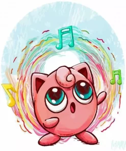 Jigglypuff Art Paint By Numbers