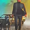 John Wick Dog Paint By Numbers