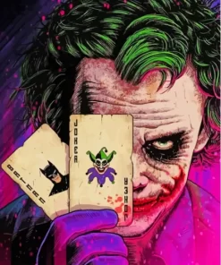 Joker Card Art Paint By Numbers