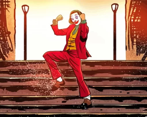 Joker Dancing Paint By Numbers