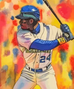 Ken Griffey Jr Paint By Numbers