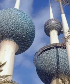 Kuwait Towers Paint By Numbers