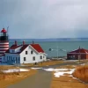 Lubec Lighthouse Paint By Numbers