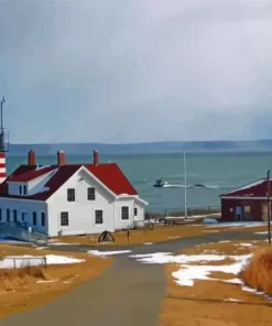 Lubec Lighthouse Paint By Numbers