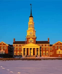 Colby College Sunset Paint By Numbers