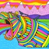 Colorful Hippo Paint By Numbers